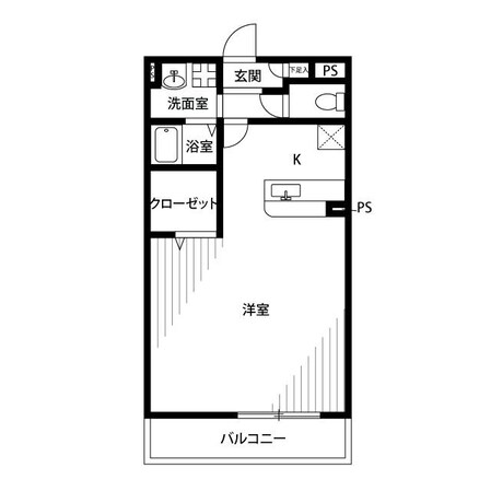 アムールグランメールの物件間取画像